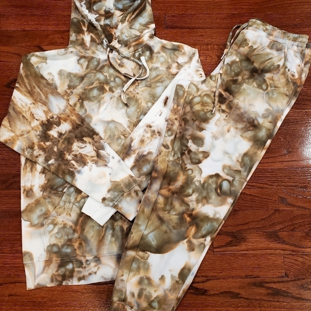 Tie Dye Sweatsuit Brazilnut - Picture 3 of 7